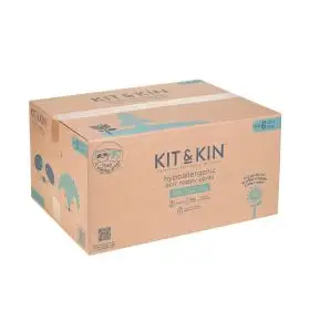 Scutece Hipoalergenice Eco Kit&Kin Chilotel XL6, Marimea 6, 15 kg+, 108 buc 