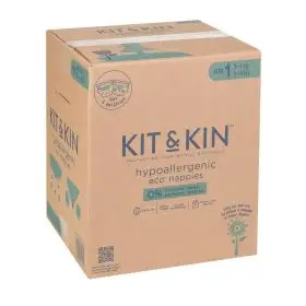Scutece Hipoalergenice Eco Kit&Kin, Marimea 1, 2-5 kg, 152 buc