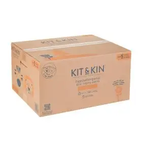 Scutece Hipoalergenice Eco Kit&Kin Chilotel Junior, Marimea 5, 12-17 kg, 120 buc 
