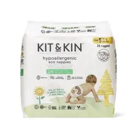 Scutece Hipoalergenice Eco Kit&Kin, Marimea 5, 11 kg+, 28 buc