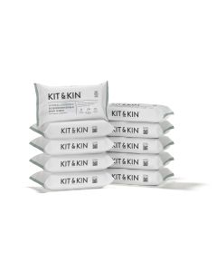 Servetele Umede Biodegradabile Kit&Kin 600 buc, 60buc x 10pachete