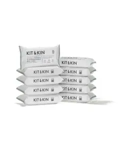 Servetele Umede Biodegradabile Kit&Kin 600 buc, 60buc x 10pachete