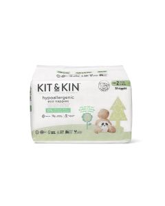 Scutece Hipoalergenice Eco Kit&Kin, Marimea 2, 4-8 kg , 38 buc