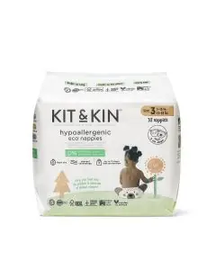 Scutece Hipoalergenice Eco Kit&Kin, Marimea 3, 6-10 kg , 32 buc