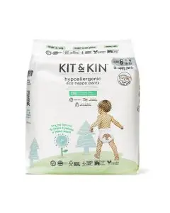 Scutece Hipoalergenice Eco Kit&Kin Chilotel XL6, Marimea 6, 15 kg+, 18 buc  18111 KKS6PANTSZR