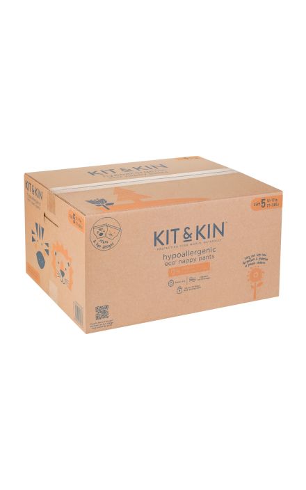 Scutece Hipoalergenice Eco Kit&Kin Chilotel Junior, Marimea 5, 12-17 kg, 120 buc