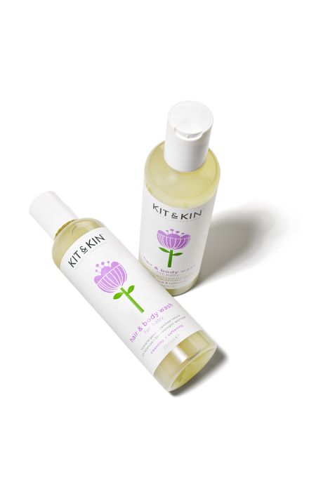 Sampon si gel de dus pentru copii Kit&Kin 250ml